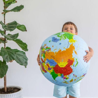 Inflatable World Globe