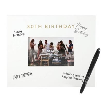 30th Birthday Signature Frame