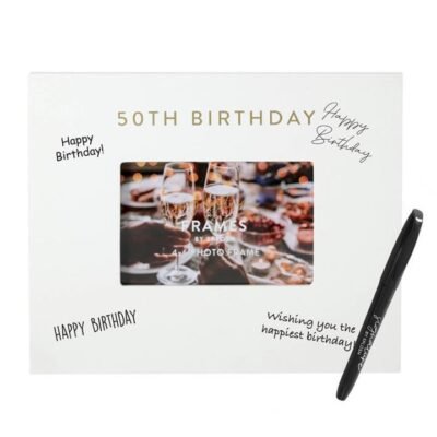 50th Birthday Signature Frame