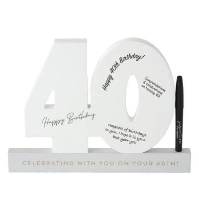 40th Birthday Signature Number