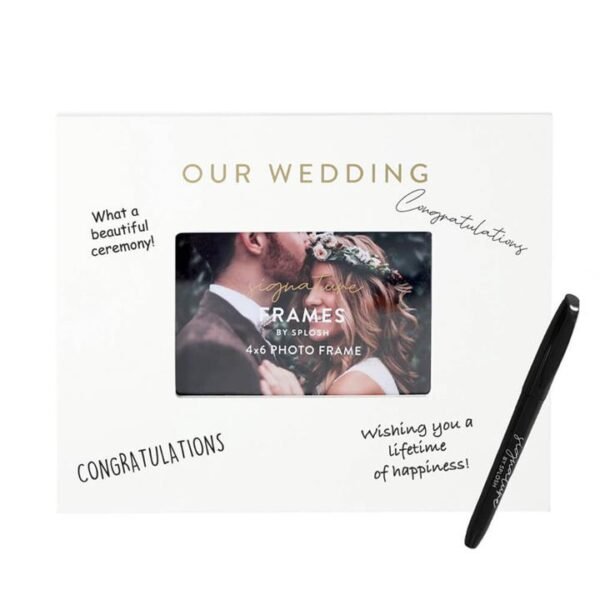 Our Wedding Signature Frame