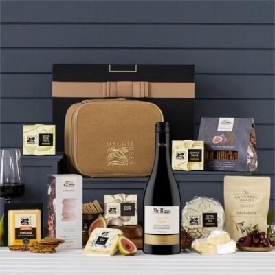 Australian Cheese Grazing Hamper with Shiraz