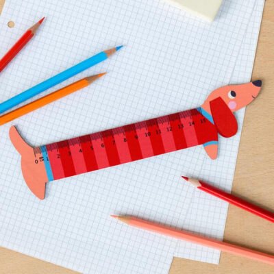 Rex London Sausage Dog Wooden Ruler