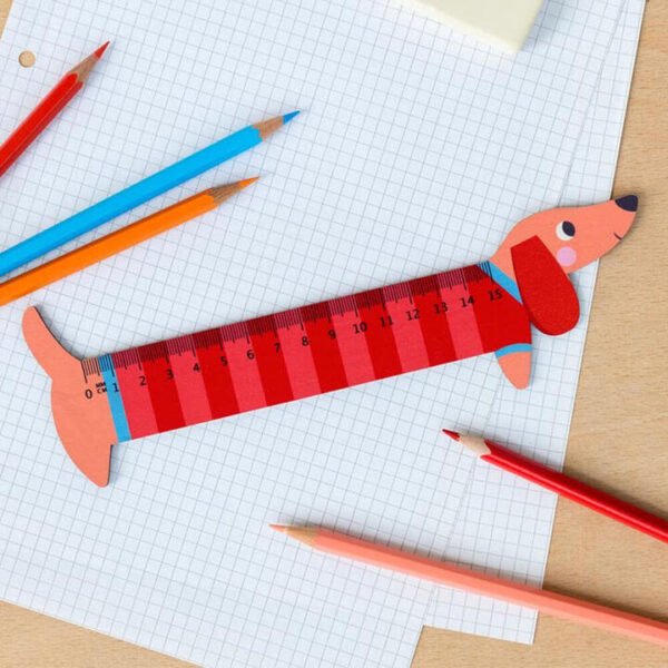 Rex London Sausage Dog Wooden Ruler