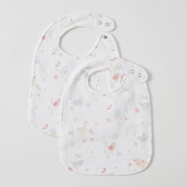 Birdy Muslin Bib Set
