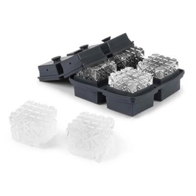 Crystal Icecube Tray in Charcoal