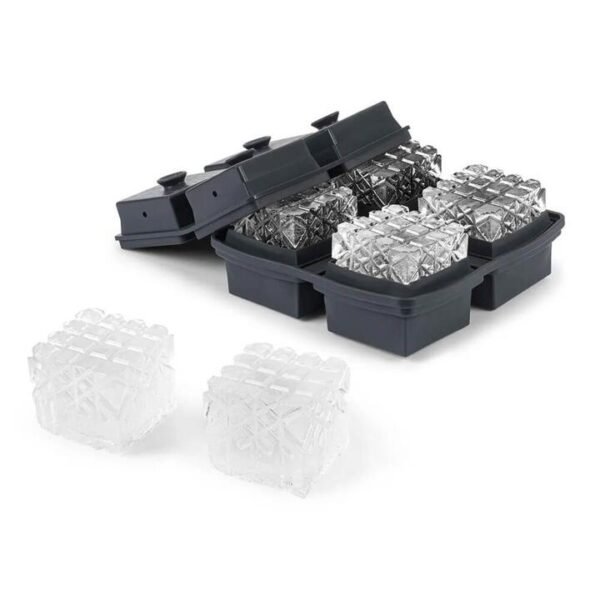 Crystal Icecube Tray in Charcoal