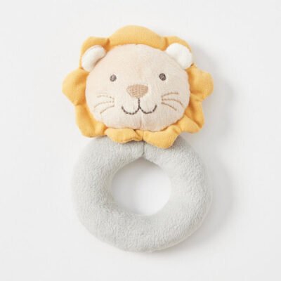 Lion Rattle Plush