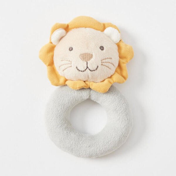 Lion Rattle Plush