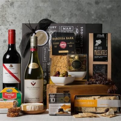 Premium Cheese and Wine Duo