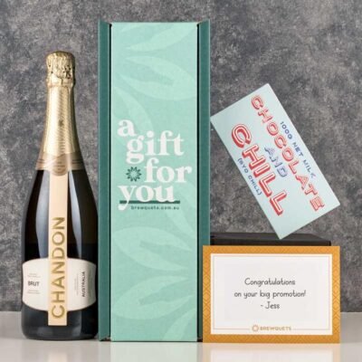 Sparkling Wine  Chocolate Hamper - Wine Gift Basket Perfect for Any Occasion | Brewquets Australia