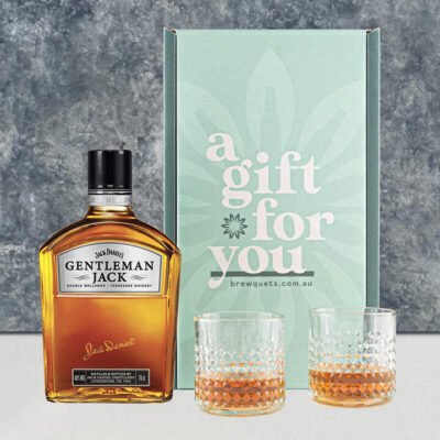 Gentleman Jack Whiskey Gift Set - Handpicked Whisky Gift Pack Delivered Australia-Wide | Brewquets