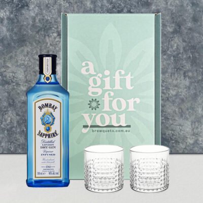Bombay Sapphire Gin Gift Pack - Premium Gin Gifts Australia | Brewquets Online Delivery