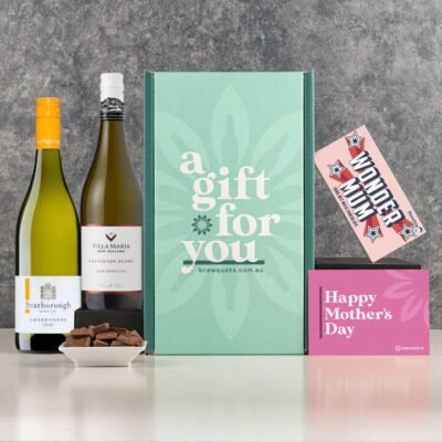 Mothers Day Duo Wine Hamper - Red  White Sauvignon Blanc  Shiraz