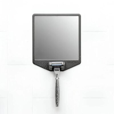The Joseph Shower Mirror  Razor Holder