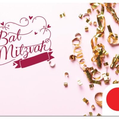 Bat Mitzvah Gift Card