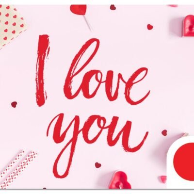 I Love You Gift Card