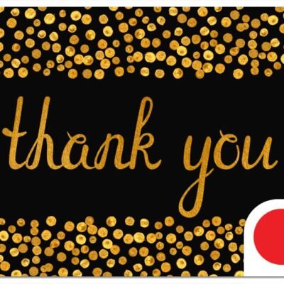 Thank You Gold Gift Card