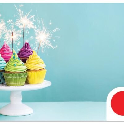 Cupcake Candles Gift Card