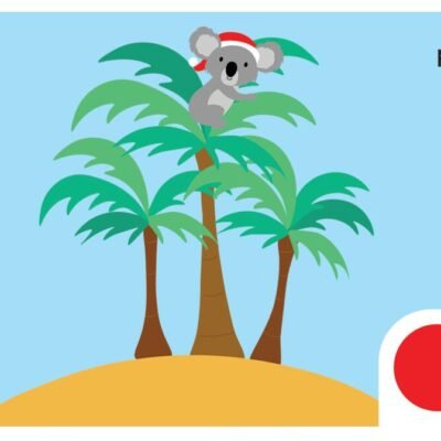 Christmas Koala Gift Card