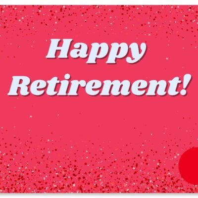 Happy retirement wishes Gift Card