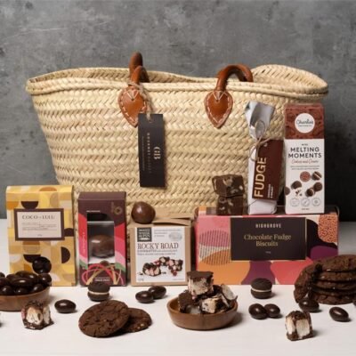 Moroccan Basket with Chocolate Treats